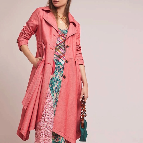 Anthropologie Jackets & Coats Anthropologie Elle Trench Coat Poshmark